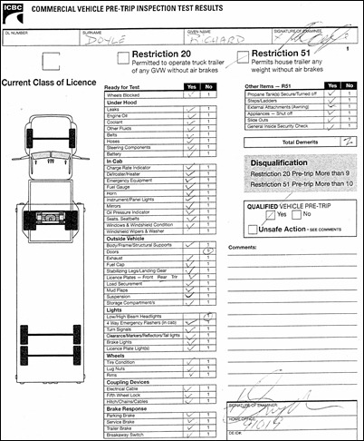 INSPECTION CHECKLIST TEMPLATE EXCEL TRUCK - Auto Electrical Wiring Diagram